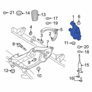 Achsschenkel - Steering Knuckle  Ram PU 4x4 02-22